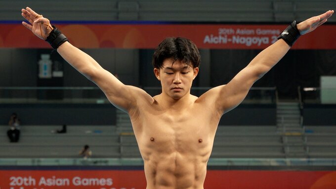 男子高飛込・玉井陸斗が決勝進出　前回銅に続く2大会連続メダルへ、予選は3位で通過【アジア大会】|TBS NEWS DIG