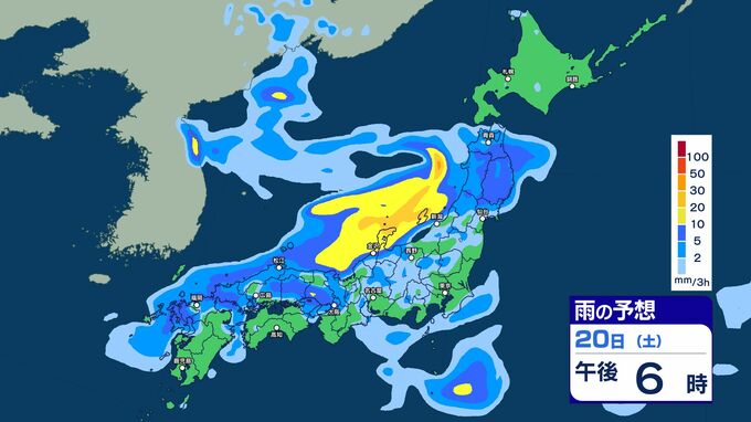 【大雨情報】秋雨前線が本州を南下…激しい雷雨も予想　今週末と「秋分の日」全国の週間天気は？　20日～21日頃は北日本で警報級の大雨の可能性【18日～23日までの雨のシミュレーション掲載】　|　SBC NEWS | 長野のニュース | SBC信越放送