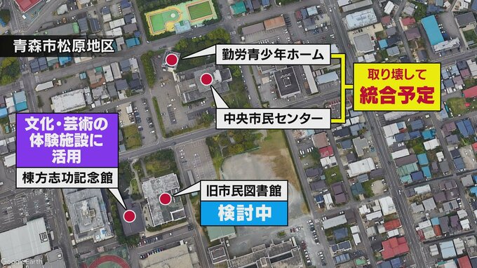 「現機能を維持しつつ市民ニーズ等を踏まえる…」青森市・西秀記市長が松原地区のまちづくりに関する素案を発表　事業に約1420万円の予算盛り込む　|　青森のニュース│ATV NEWS│青森テレビ