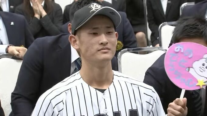「目指すは新人王！」和気町出身の草加投手が中日ドラゴンズ入団会見　背番号は「14」【岡山】|TBS NEWS DIG