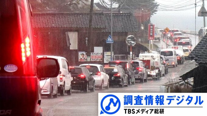 能登半島地震にみる「自覚無きメディアスクラム」～人命にも影響の被災地渋滞を助長か～【調査情報デジタル】|TBS NEWS DIG