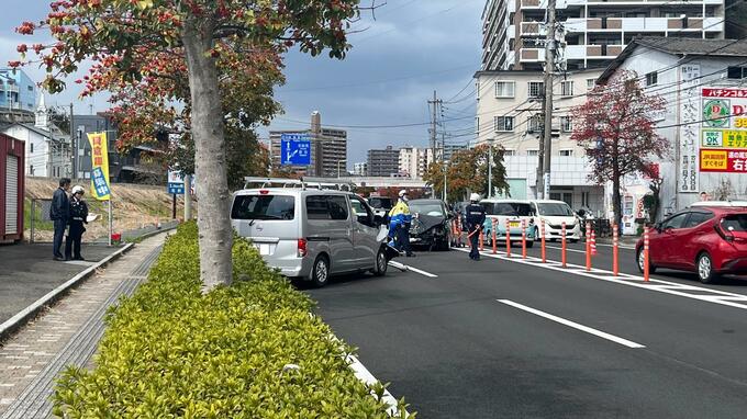 【規制解除】長崎市の国道206号で正面衝突、最大3.5kmの大渋滞　50代男女搬送|TBS NEWS DIG