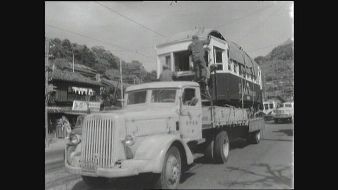 明治44年製造の路面電車がアメリカの電車博物館へ　1960(昭和35)年4月 映像タイムマシーン“ユウガク”【長崎】　|　長崎のニュース | 天気 | NBC長崎放送