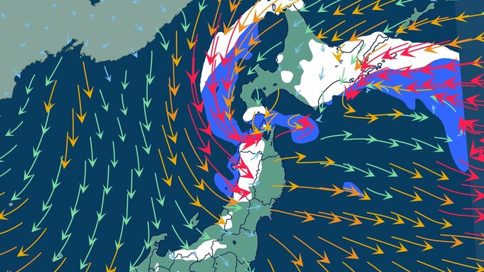 【気象情報】21～22日に寒気流入で大気の状態が不安定になるか　25日にかけ徐々に「西高東低の冬型の気圧配置」に…　北海道・東北や北陸の一部で再び「雪」か【大雪・雨シミュレーション最新更新】　|　青森のニュース│ATV NEWS│青森テレビ
