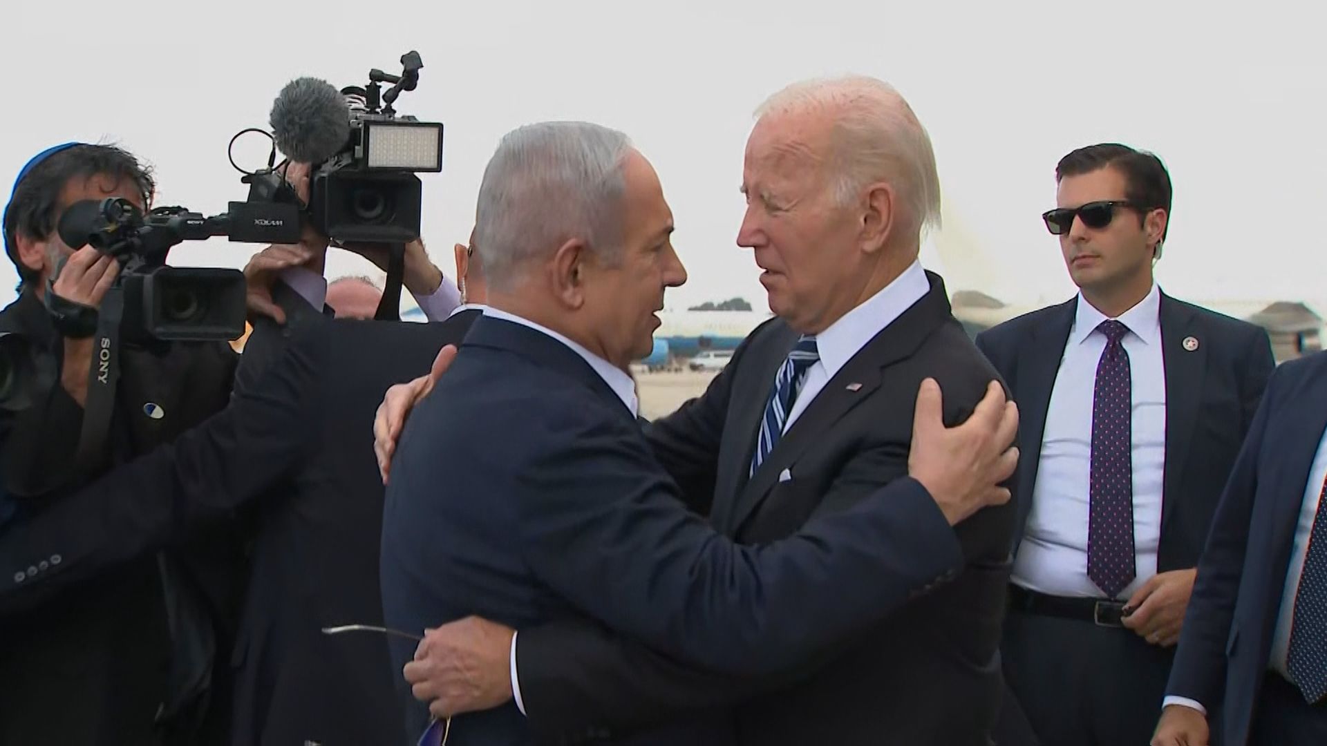 【速報】バイデン大統領がイスラエルに到着　ネタニヤフ首相と会談へ