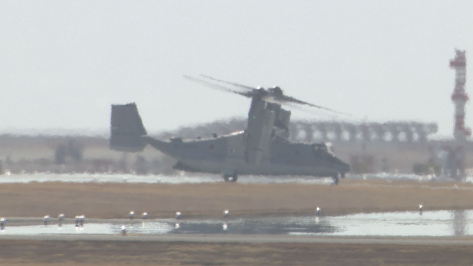 岩国基地にオスプレイ飛来 日米共同訓練「アイアン・フィスト26」 山口