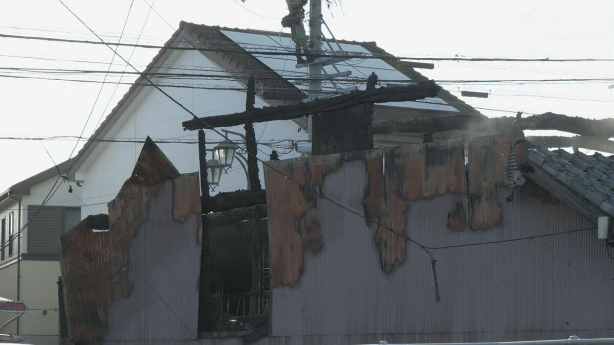 ｢火や煙が見える…｣ 未明の住宅火災 住人の83歳女性が心肺停止で見つかり…病院で死亡確認　愛知・豊田市