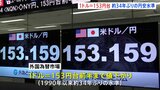 1ドル＝153円台　約34年ぶりの円安水準　神田財務官が市場の動きをけん制|TBS NEWS DIG