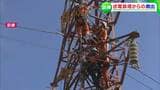 6万ボルト以上の送電鉄塔から作業員を救え 岡山市消防局と送電事業者が合同で救出訓練【岡山】|TBS NEWS DIG