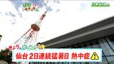 「仙台で2日連続猛暑日の可能性。局地的ににわか雨や雷雨のおそれ」tbc気象台　23日　|　宮城のニュース│tbc NEWS│tbc東北放送