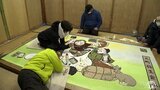 17種の穀物の種で描く「弥生画」新年の五穀豊穣願い制作進む 青森・鶴田町|TBS NEWS DIG