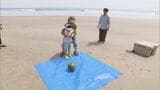 スイカ割り楽しむ家族も…岩沢海水浴場で海開き 福島・楢葉町|TBS NEWS DIG