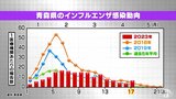 インフルエンザ患者・東青で前週比2.2倍増加して警報基準に近づく　青森県全体では過去5年平均の5倍近い患者数|TBS NEWS DIG