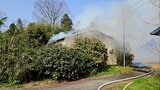 倉庫とみられる建物が燃える火災 火は約1時間で鎮火 けが人なし 富山・氷見市(18日午後5時更新) | 富山のニュース|天気・防災|チューリップテレビ