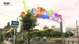 山形花笠まつりを華やかに! 高さ約8メートルの大きなイルミネーションアーチが点灯!(山形市) | 山形のニュース│TUYテレビユー山形