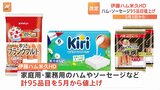 伊藤ハム米久HD ハムやソーセージなど95品目値上げ 5月から|TBS NEWS DIG