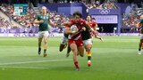 7人制ラグビー男子 予選リーグ最終戦で南アに5ー49で敗戦、3連敗で準々決勝進出ならず 順位決定戦へ【パリ五輪】|TBS NEWS DIG