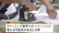 “物価高倒産”が488件で過去最多更新　物価高・節約志向・カジュアル化…三重苦のクリーニング業界「あきらめ倒産」増加の可能性も| TBS CROSS DIG with Bloomberg