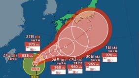 【台風情報】強い勢力で最大瞬間風速60mへ　関東など本州影響か1日には伊豆諸島を中心とする予報円へ【雨・風シミュレーション10月7日（水）まで】台風26号気象庁の進路予想・週間天気予報|TBS NEWS DIG