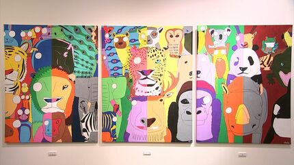 双子天使の逸話　　絵画原画 右が兄 左が弟」異なるタッチがあわさった唯一無二の世界 双子