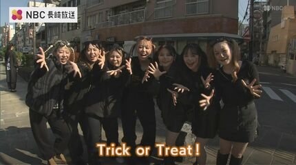 本格メイク仮装で商店街へ！美容専門学生がハロウィーンパレード