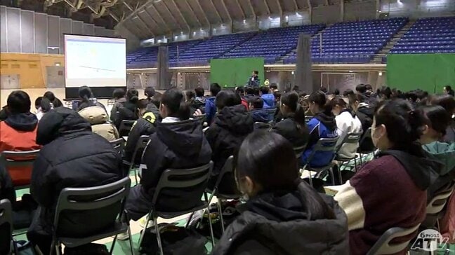 世界で活躍するアスリートを育てようと青森市で県内の小中学生を対象とした育成プログラム 栄養や食生活の大切さ学ぶ|TBS NEWS DIG