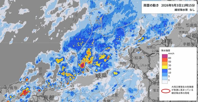 【大雨情報】北陸地方で最大120ミリ予想　きょう3日（木）夜にかけ土砂災害に厳重警戒、記録的大雨の影響で少ない雨量でも危険【降水と風の動きシミュレーション】|TBS NEWS DIG