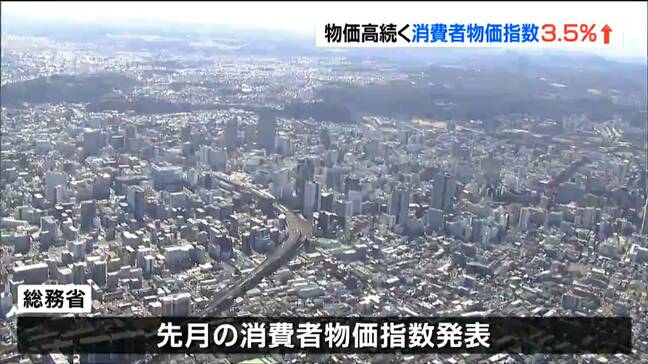 【仙台 物価高騰】3月消費者物価指数3.5%上昇！続く家計の負担、食料品や光熱費で顕著|TBS NEWS DIG