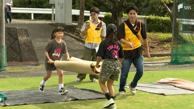 スポーツの日に運動しながら防災を学ぶイベント 防災グッズの借り物競争や的当てゲームも=静岡|TBS NEWS DIG