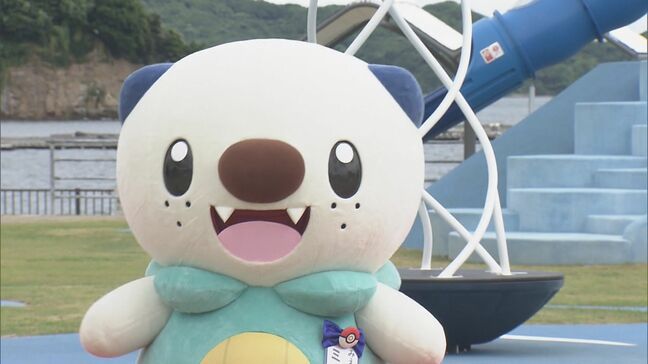 三重を応援する人気ポケモンをモチーフにした「ミジュマル公園」オープン 親子連れで賑わう「楽しみにしていた」「めちゃくちゃきれい」 三重・鳥羽市 定期船乗り場の隣|TBS NEWS DIG