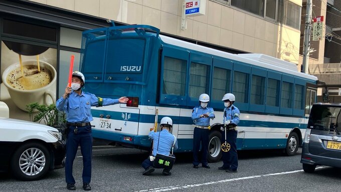 警察車両と路面電車が接触　けが人なし　G7広島サミットのため他県から応援派遣　|　RCC NEWS | 広島ニュース | RCC中国放送