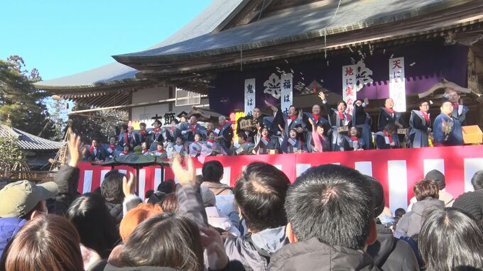 大相撲の力士を招いての豆まきが恒例の中尊寺で「大節分会」　岩手・平泉町　|　IBC NEWS | IBC岩手放送