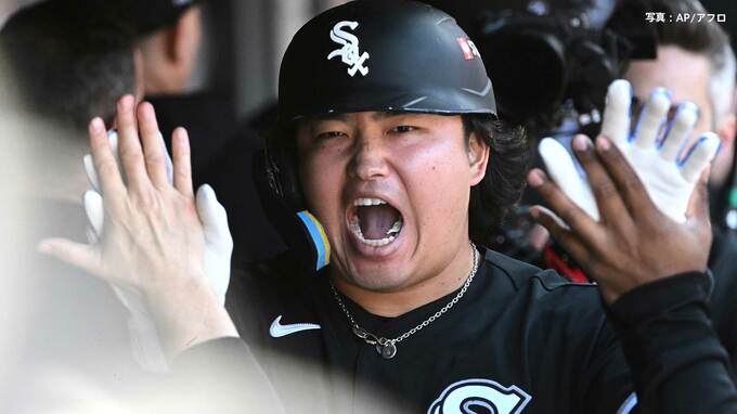 村上宗隆“雄たけび確信弾”の1号決勝アーチ＆PS初マルチ、投手陣も2死満塁を2度凌ぎ5人の継投で完封リレー Wソックスが先勝|TBS NEWS DIG