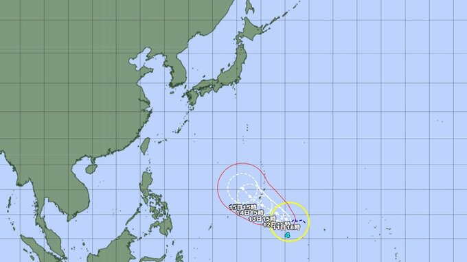 【台風情報】今後は "非常に強い" 台風に発達か　台風4号（シンラコウ）は現在ゆっくりと進む　このあとの勢力と進路を詳しく　最大瞬間風速は？ 今後の全国の天気を画像で　気象庁　　|　山形のニュース│TUYテレビユー山形