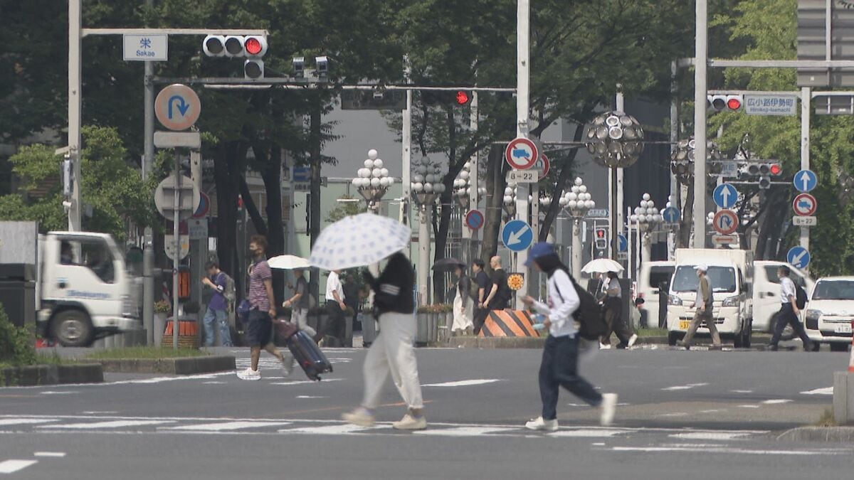 名古屋は4日連続の｢猛暑日｣予想 東海地方は各地で厳しい暑さに 愛知と三重に熱中症警戒アラート こまめな水分･塩分補給など対策を