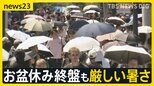 お盆休み終盤も厳しい暑さ 熱中症対策に夜のドッグランが人気 記録的大雨で被災の熊本にはボランティアの姿【news23】|TBS NEWS DIG