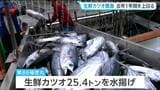 気仙沼港でカツオ豊漁!去年の水揚げ量をひと月足らずで上回る 宮城 | 宮城のニュース│tbc NEWS│tbc東北放送