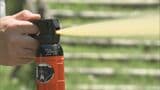 唐辛子の辛味成分を勢いよく噴射…クマを撃退するためのスプレー配布 岐阜・下呂市 | 名古屋・愛知・岐阜・三重のニュース【CBC news】 | CBC web