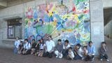 名護市民会館でお披露目 平和願い子どもたちが制作した壁画 | 沖縄のニュース|RBC 琉球放送