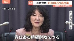 片山大臣「責任ある積極財政を」 長期金利が約30年ぶりの高水準 一時2.81％に　住宅ローン固定金利などに影響のおそれ| TBS CROSS DIG with Bloomberg