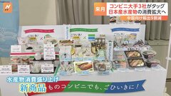 コンビニ大手3社がタッグ　日本産水産物の消費拡大へ　新たな商品をそろって発表| TBS CROSS DIG with Bloomberg