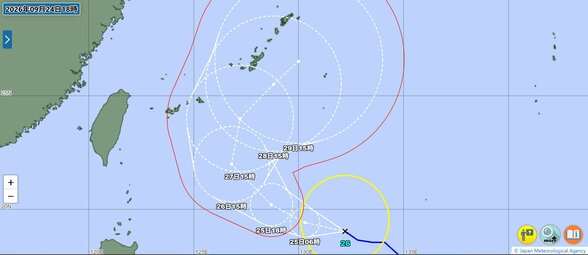 【台風情報】台風26号(スリゲ) 26日(土)に「強い」勢力へ発達 最大瞬間風速55mで沖縄・日本の南に長期停滞の可能性【雨と風シミュレーション】 | 富山のニュース|天気・防災|チューリップテレビ