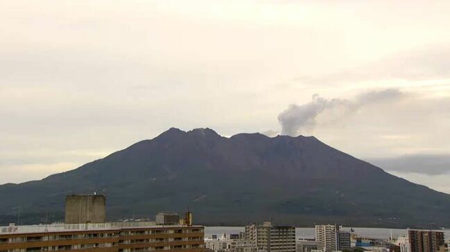 週末の桜島おとなしく…爆発噴火の発表なし 鹿児島地方気象台「ごく小さな噴火は発生し山体膨脹は継続中」|TBS NEWS DIG