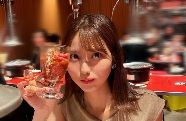 【 山下七子 】 「お友達と焼肉」「不意打ちビール写真と美味しすぎて驚いた冷麺です」　オフショットを公開|TBS NEWS DIG