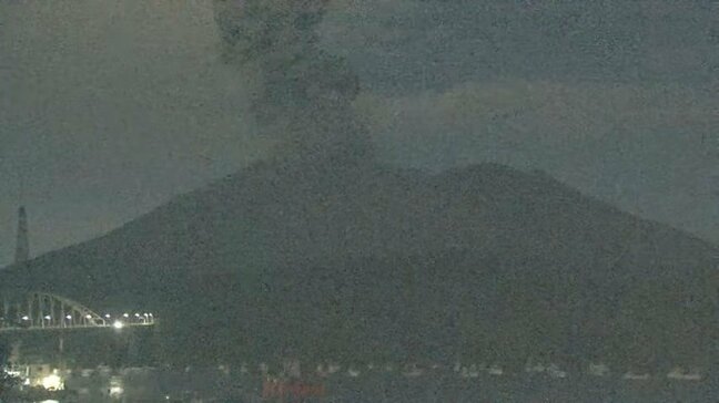 桜島で爆発　噴煙1600ｍ　噴石が7号目まで飛散【29日30日の降灰予報】鹿児島|TBS NEWS DIG