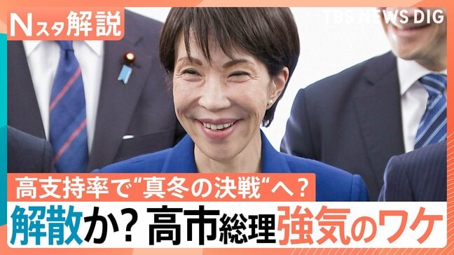 高市総理の最終判断は？“冒頭解散”の見方広がる　立憲・公明党首が連携強化検討…自民に伍する勢力に【Nスタ解説】|TBS NEWS DIG