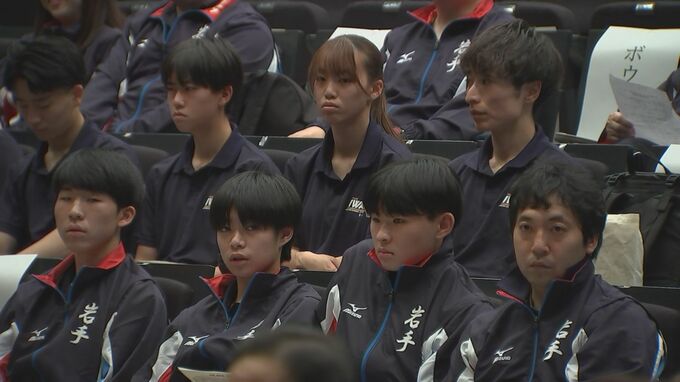 「岩手の皆さんに少しでも勇気を届けられるように」青森国民スポーツ大会、全国障害者スポーツ大会の岩手県選手団結団式行われる　決意新たに　盛岡市|TBS NEWS DIG
