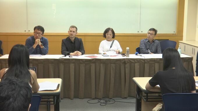 台湾の作家や出版関係者らが会見　中国で拘束された台湾編集者の早期解放求める|TBS NEWS DIG