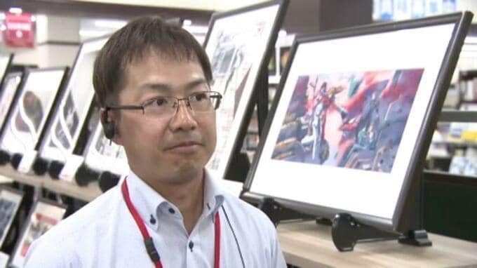 「アニメ放送開始からもうすぐ30年」書店でエヴァンゲリオン展 原画の複製の展示販売 愛媛県松山市　|　愛媛のニュース - Nスタえひめ｜あいテレビは6チャンネル