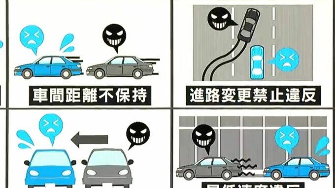 あおり運転されたら“車を止めて外に出ない”  “ドラレコなどで録画”「した」時の罰則や「された」時の対処法|TBS NEWS DIG